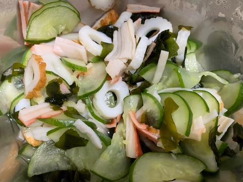 カンタン酢で作るちくわときゅうりの酢の物